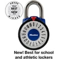 thumbnail image 3 of shiyou-1588D Locker Lock Combination Padlock, 1 Pack, Magnification Lens, Color May Vary, 3 of 4