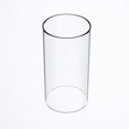 thumbnail image 1 of Large Size Hurricane Candle Holder Glass, Glass Cylinder Open Both Ends, Open Ended Hurricane, Glass Lamp Shade Replacement (3" Wide x 14" Tall) Multiple Specifications, 1 of 1