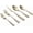 Bailey-Champagne Gold, variant on Bailey 20-Piece Forged Stainless Steel Flatware Set Cutlery Set,Service for 4,Matte Satin Finish,Dishwasher Safeā¦