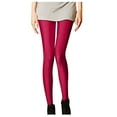 thumbnail image 2 of DondPO Leggings for Women,Tights for Women Women's High Waisted Elasticity Ninth Pants Show Thin Leggings Tummy Control Sweatpants Women,Pants for Women,Wine Pants L, 2 of 3