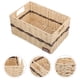 thumbnail image 4 of Cesta de almacenamiento de escritorio, cesta tejida con asa, cesta organizadora, cesta para artículos diversos del hogar, 4 of 8