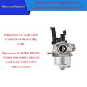 Carburetor for CPE 3000 3500 4000 Watt 6.5HP Champion Power Equipment Honda Gx120 Gx160 GX168 Gx200 5.5Hp 6.5Hp DG2900 DG3000 2900 3000W