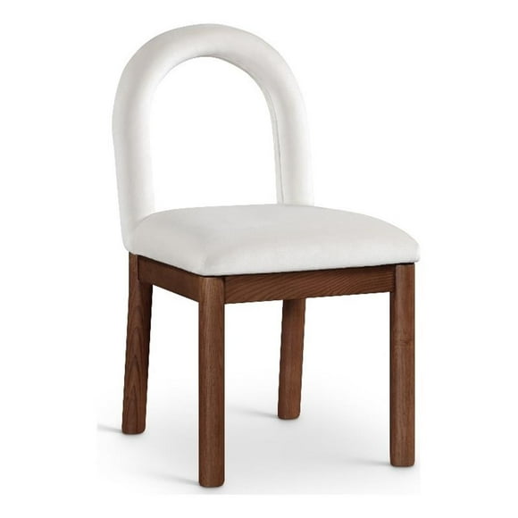 Meridian Furniture Conrad Cream Velvet Dining Chair