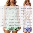 thumbnail image 2 of Gytharion Lounge Pj Sets for Women Plus Size Summer 2-Piece Pajama Sets Short Printed Camisole with Elastic Waist Ruffle Shorts Women's Home Sleepwear Sets, 2 of 6
