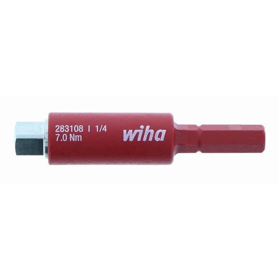 Wiha Insulated Slimline Blade 1/4Inch Socket Adapter