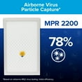 thumbnail image 6 of Filtrete Smart 16 x 20 x 1 inch Premium Allergen & Home Pollutants HVAC Air and Furnace Filter, 2200 MPR, 1 Filter, 6 of 10