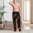 thumbnail image 2 of Naloa Hot Chili Pajama Pants Men, PJ Bottoms, Sleep & Lounge Pants-XX-Large, 2 of 6