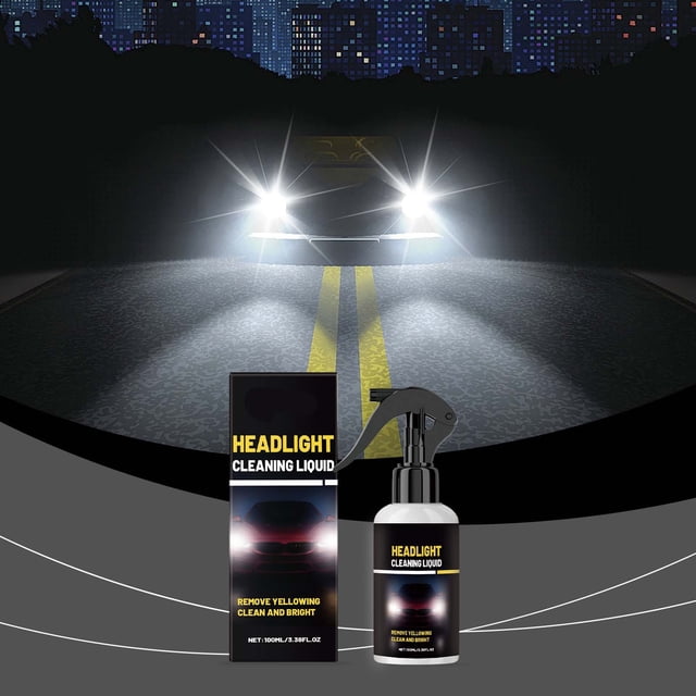 Car Headlight Repair Solution Car Headlight Lampshade Scratch Polishing Car Headlight Repair Care Agent 100ml