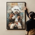 thumbnail image 6 of Old English Sheepdog Dog Poster Print Bathroom Decor - Old English Sheepdog Dog Canvas Wall Art For Bedroom Decor - Inspirational Wall Decor - Funny Dog Poster, 6 of 6