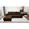 thumbnail image 2 of Sala Esquinera El Bazar Store Demeter Chocolate 210x160 cm Tela Lino nacional Modular Love seat Chaise, 2 of 6