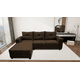 thumbnail image 2 of Sala Esquinera El Bazar Store Demeter Chocolate 210x160 cm Tela Lino nacional Modular Love seat Chaise, 2 of 6