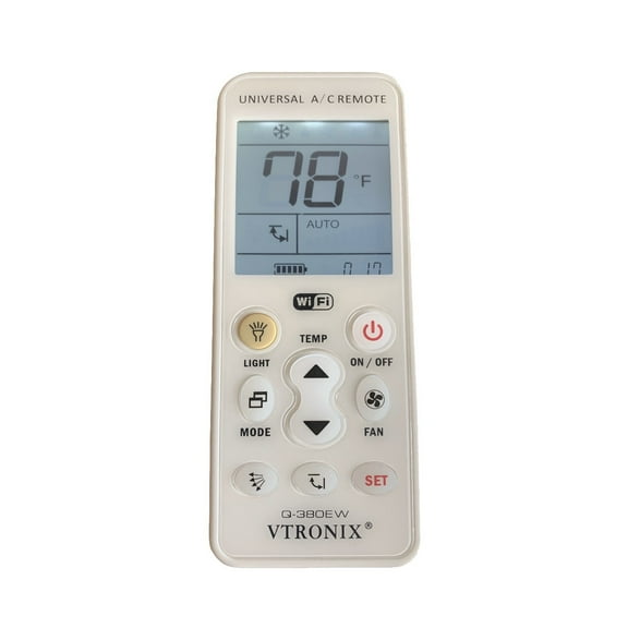 Vtronix Universal Mini Split WiFi AC Remote Q380EW