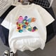 thumbnail image 5 of Camiseta de manga corta de dibujos animados para niño y niña, camisetas suaves para bebé, ropa Kawaii de verano, 2 uds., 5 of 5