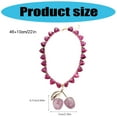 thumbnail image 3 of Modern Chain Necklace Acrylic Texture Adjustable Fashion Jewelry Cherries Pendant Necklaces Suitable for Daily Party, 3 of 8