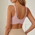 thumbnail image 4 of Heydday Nursing Bra, Wirefree Clip Down Maternity Bra, All Stage Pregnancy Postpartum Breastfeeding Bra, Breathable Support Sleep Lounge Bra, Women Seamless Maternity Underwear(Pink1/36), 4 of 5