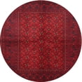 thumbnail image 1 of Ahgly Company Indoor Round Traditional Red Persian Area Rugs, 3' Round, 1 of 6