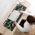 thumbnail image 3 of Long Mouse Pads for Desk,Black Cartoon Dinosaurs Rawr Pattern Desk Mats on Top Of Desks, Desk Mouse Pad Extra Large with 3mm Non-Slip Base and Stitched Edge for Gaming,Office,Work,Home 31.5"x11.8", 3 of 6