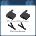 thumbnail image 6 of Unique Bargains Windshield Washer Nozzle with Hose Connector for Mercedes-Benz Sprinter 4500 Set, 6 of 7
