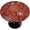 Christmas Snowflake1, variant on muroi Round Tablecloth Fitted Cover with Elastic Edged Autumn Leaves Pumpkin Pattern Waterproof Table Cloth for Party Kitchen Dining Indoor Outdoor 36'' - 42'' Diameter