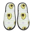 thumbnail image 1 of Fotbe Avocado of a Hear Pantuflas Peludas para Mujer con Estampado, Zapatillas de Peluche, Zapatos de Invierno para Casa, Uso Interior y Exterior-Large, 1 of 8