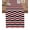 Black Red, variant on ERUNPONLY Navy Blue Grey White Table Runner - 48 Inch Long Abstract Geometric Ocean Wave Stripe Cotton Linen Blended Dress Scarves Farmhouse Table Runner for Kitchen Dining, Coffee Table, 13"x48"