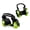 Green, variant on New Bounce Heel Wheel Skates with Lights for Shoes, Adjustable Strap Jet Wheelies, Fun Heelys Style Roller Shoes for Outdoor Riding