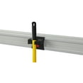 thumbnail image 3 of Hyper Tough Quick-Release Mop & Broom Holder, Wall Mount, Snap Rail System, Organizer Rail, New, 3 of 10