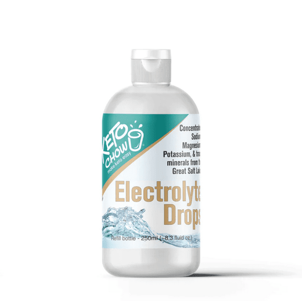 Keto Chow Electrolyte Drops 250 mL Sodium, Magnesium, Potassium