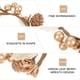 thumbnail image 4 of EeaseMX 4 guirnaldas de bayas simuladas, candelabros decorativos, mini coronas decorativas., 4 of 7