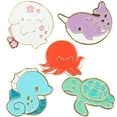 thumbnail image 1 of Miangastore Broche Épingle Émail Multi Couleur Alliage 5 Pcs, 1 of 9