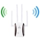 thumbnail image 4 of Amplificador Repetidor De Señal Inalámbrica De Cuatro Antenas Wifi Range Extender 300Mbps Wireless Signal Booster Vogacara EL016683-04, 4 of 5