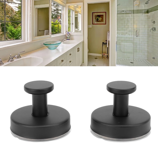 Crochet de Bain, Crochet à Ventouse en Acier Inoxydable Robuste 2 Pcs Multifonction pour Porte-Fenêtre Miroir