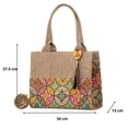 thumbnail image 3 of Bolso Yute De Mujer FANA Dahina Color Antimonio Juvenil Mayoreo, M3921!!, 3 of 3