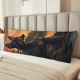 thumbnail image 4 of KLL Ultra Soft Microfiber Body Pillow Cover/Pillowcases 20"x54" with Hidden Zipper Closure-Sunset Meditating Doberman, 4 of 5