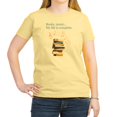 thumbnail image 1 of CafePress - Books And Music T Shirt - Women's Classic T-Shirt, 1 of 1