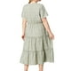 thumbnail image 3 of Vestido Corto de Verano con Cuello en V de Tamaño Sobredimensionado, Vestido de Verano Casual Suelto Y de Moda, 3 of 6