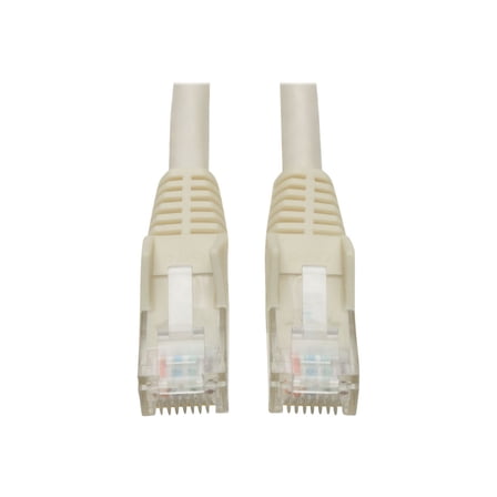 TRIPP LITE N201-050-WH Cat6 Cable,Snagless,Molded,White,50ft G5184335