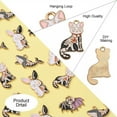 thumbnail image 5 of U8MO 20x Halloween Skeleton Rabbit Bat Dolphins Cat Charm Pendants for Jewelry Making, 5 of 6