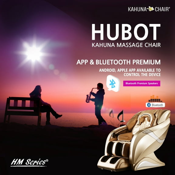 63% Sale - Kahuna Massage Chair - New Exquisite 4D+@ HSL-Track Voice Recongition Zero-Gravity Full-Body Massage Chair with Tablet Remote HM-078 Hubot4D (Black)