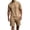 Khaki-1, variant on Gytharion 2 Piece Classic Summer Outfits for Men Round Neck Short Sleeve T-shirt with Elastic Waist Shorts Sets Soild Color Casual Sets