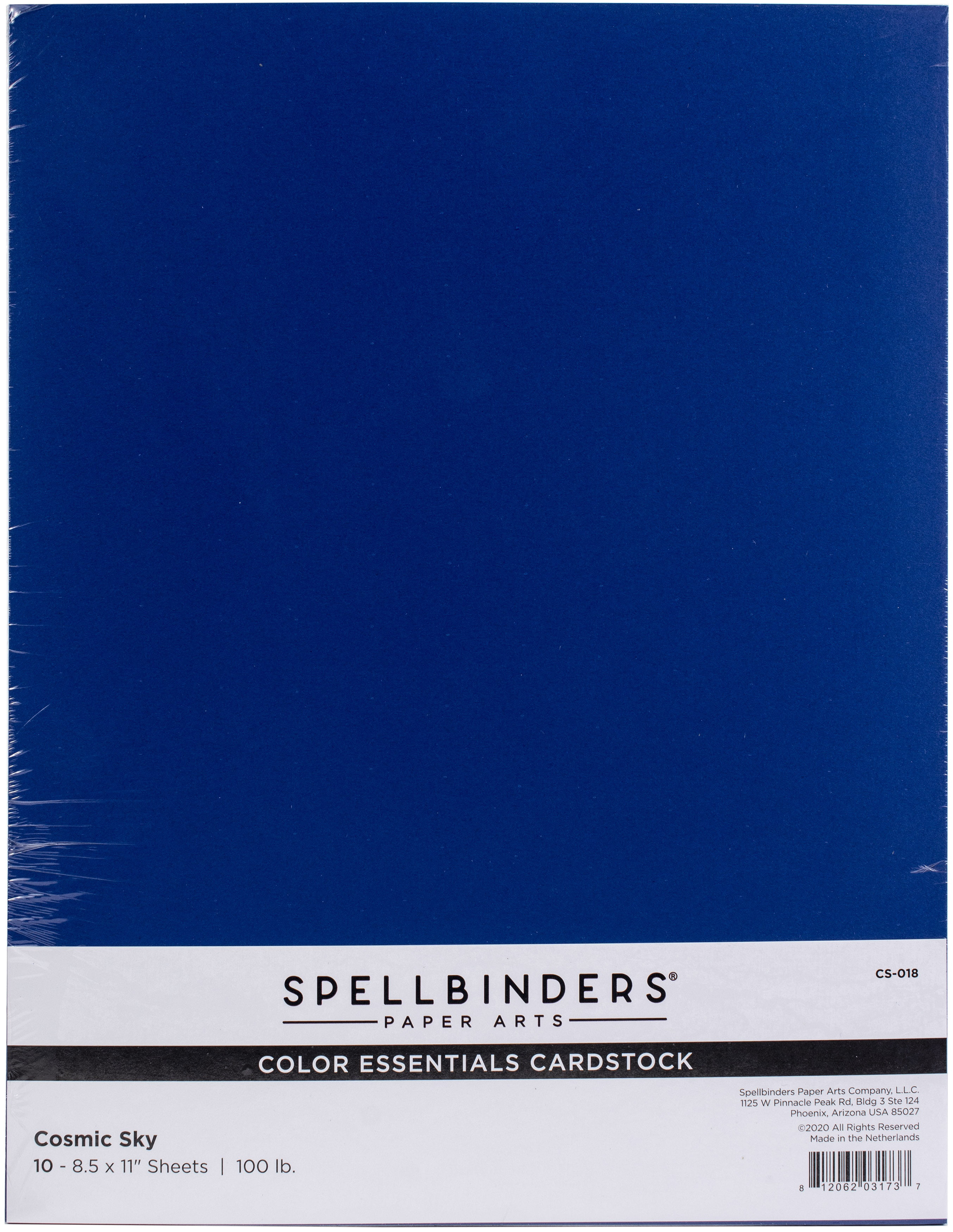 Spellbinders Glitter Cardstock 8.5X11 10/Pkg-Gold