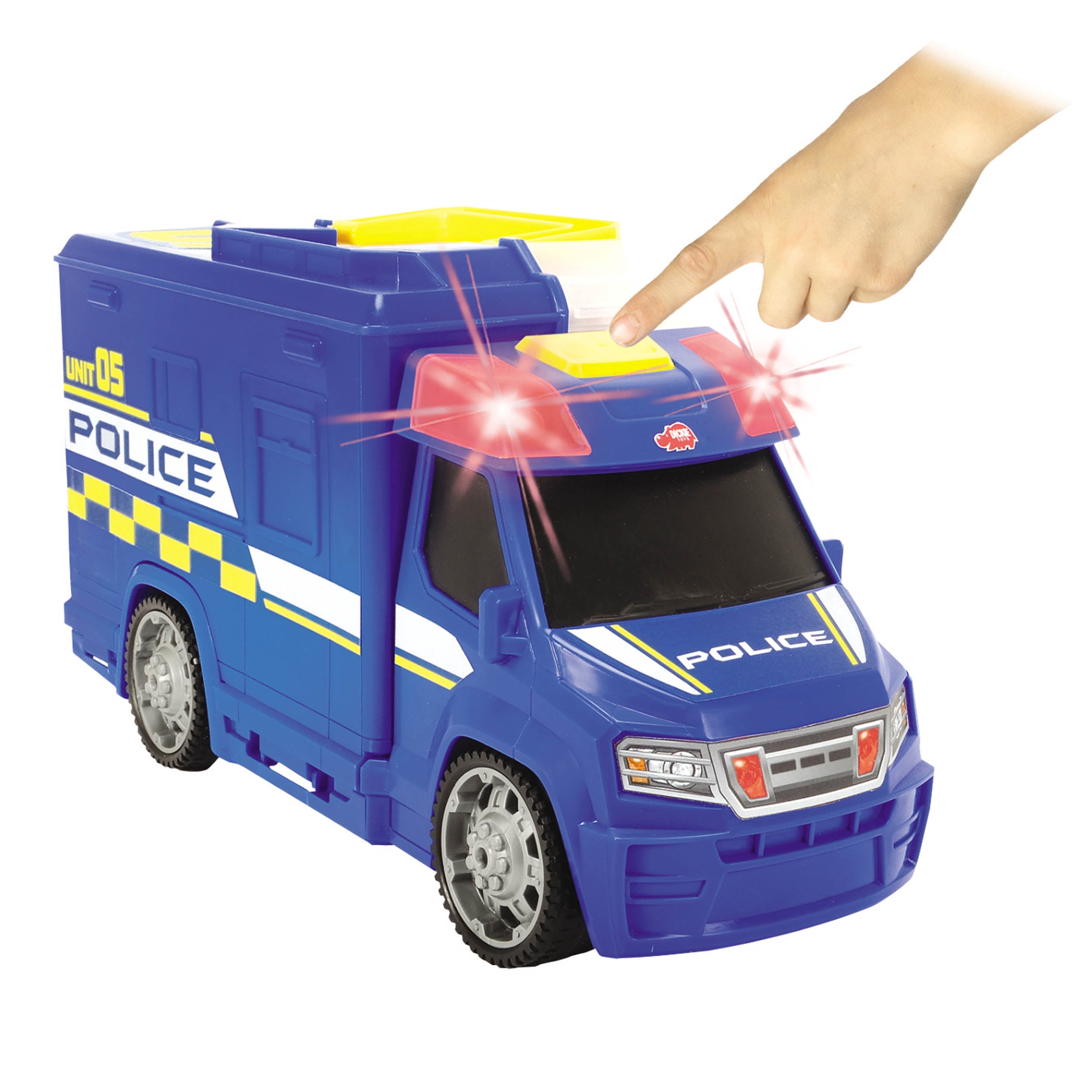 Dickie Toys - Push and Play SOS Police Patrol Car