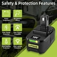thumbnail image 3 of 1Pack 8.0Ah P108 Battery Compatible with Ryobi 18V Battery Lithium P109 P108 P107 P105 P104 P103 P102 Cordless Tool Battery, 3 of 7