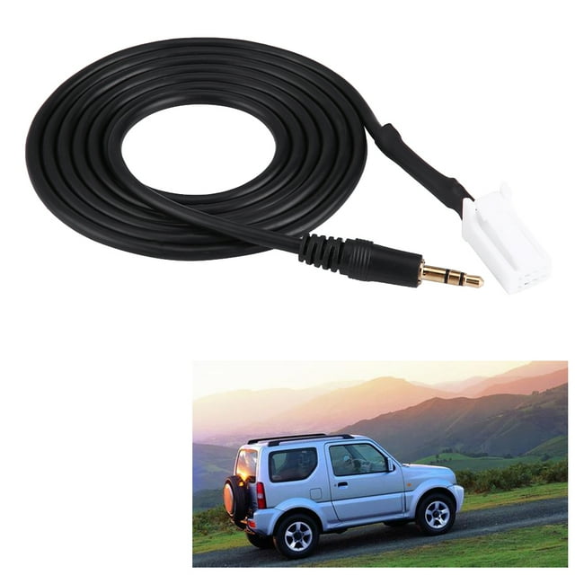 Audio Cable Adapter 8pin Plug Cable Adapter Car Audio Input Cable Adapter 8pin Plug 3.5mm Jack For Swift Jimny