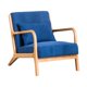 thumbnail image 3 of Sofá Individual Con Almohada, Asiento De Salón, Silla Decorativa Para Oficina, Sala De Estar, Hogar, Azul, 3 of 8