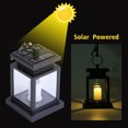 thumbnail image 4 of Lámpara LED Solar para jardín y Patio, luz colgante con forma de vela, para exteriores, 4 of 8