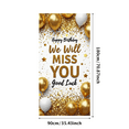 thumbnail image 3 of Decorative Design Farewell Banner Glitter Gold Theme Balloon Decoration for Farewell Party Retirement Celebration Indoor Event, 3 of 8