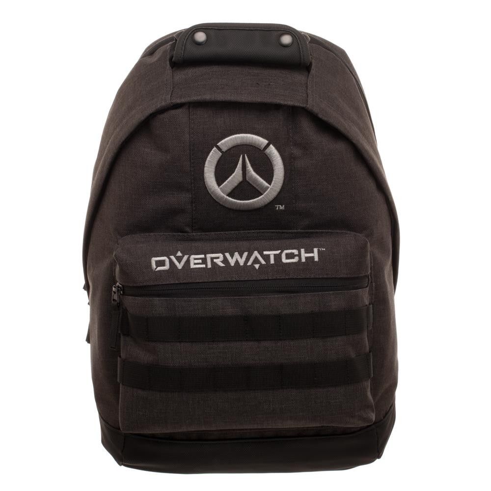 Blizzard Overwatch Licensed Backpack Video Game Charcoal Canvas School