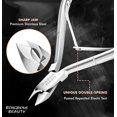 thumbnail image 4 of wqlpp-Professional Cuticle Cutter Trimmer Manicure Tools with Double Spring- Perfect Nail Care Tool for Manicure & Pedicure Beauty at Home/Spa/Saloon, 4 of 4