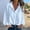 White, variant on Women's Button Down Shirt Casual Raglan Long Sleeve Business Work Dressy Blouses Tops Loose Fit Lapel Collar Shirts